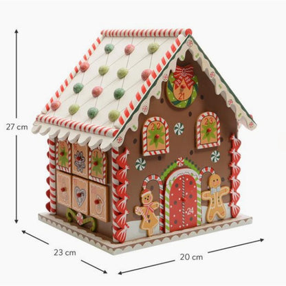 Christmas Tree Wooden Decoration Gingerbread House Party